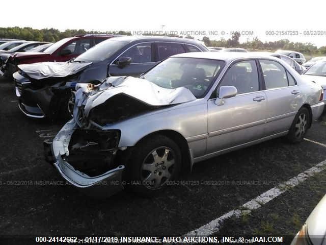 JH4KA96502C005194 - 2002 ACURA 3.5RL SILVER photo 2