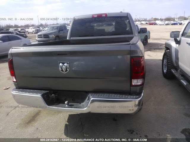 1C6RD6FT8CS101027 - 2012 DODGE RAM 1500 ST GRAY photo 6