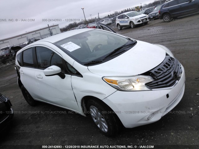 3N1CE2CP8EL426728 - 2014 NISSAN VERSA NOTE S/S PLUS/SV/SL WHITE photo 1