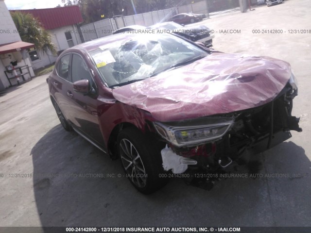 19UUB2F56JA008966 - 2018 ACURA TLX TECH RED photo 1