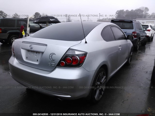 JTKDE167880244352 - 2008 TOYOTA SCION TC 银色 照片 4