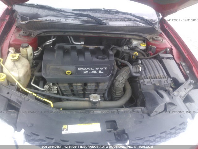 1B3BD4FB0BN508974 - 2011 DODGE AVENGER EXPRESS 红色 照片 10