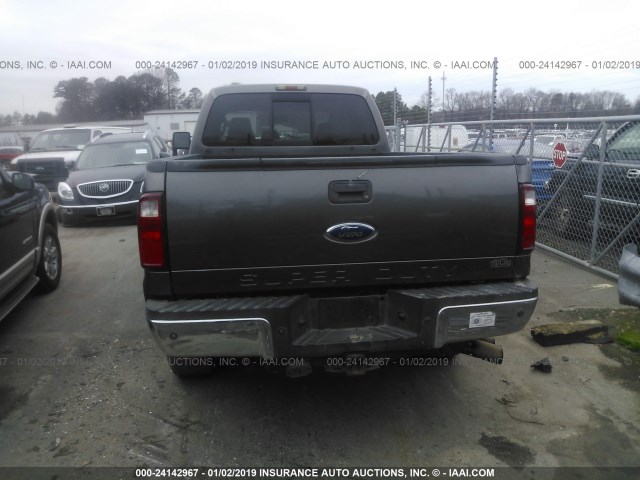 1FTWW31R98ED60437 - 2008 FORD F350 SRW SUPER DUTY GRAY photo 8