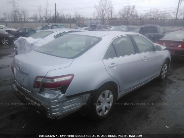 4T1BE46K97U530654 - 2007 TOYOTA CAMRY NEW GENERAT  SILVER photo 4