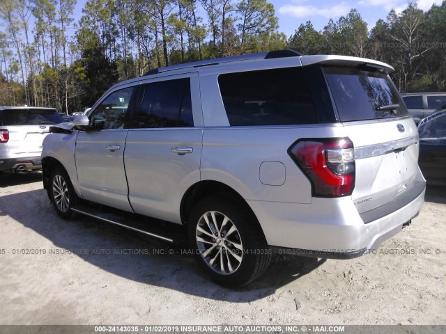 1FMJU2AT3JEA53224 - 2018 FORD EXPEDITION LIMITED SILVER photo 3