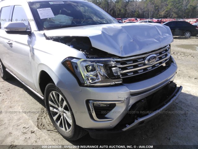 1FMJU2AT3JEA53224 - 2018 FORD EXPEDITION LIMITED SILVER photo 6