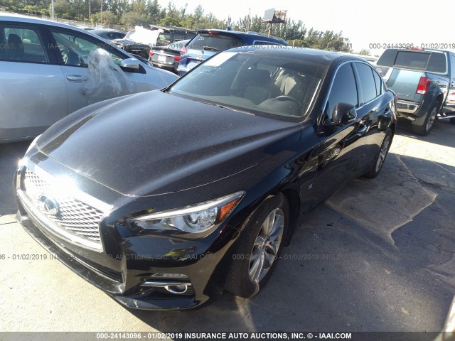 JN1BV7AP5EM689468 - 2014 INFINITI Q50 PREMIUM/SPORT BLACK photo 2