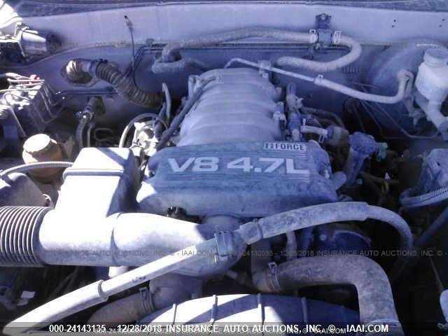 5TBBT44163S413318 - 2003 TOYOTA TUNDRA ACCESS CAB SR5 SILVER photo 10