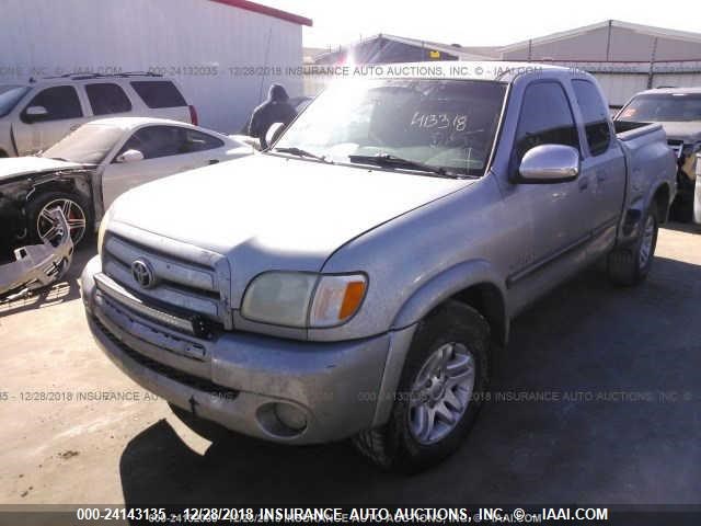 5TBBT44163S413318 - 2003 TOYOTA TUNDRA ACCESS CAB SR5 SILVER photo 2