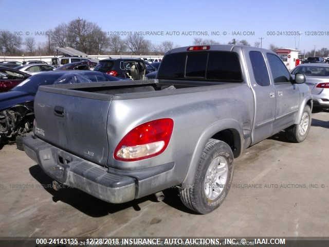 5TBBT44163S413318 - 2003 TOYOTA TUNDRA ACCESS CAB SR5 SILVER photo 4