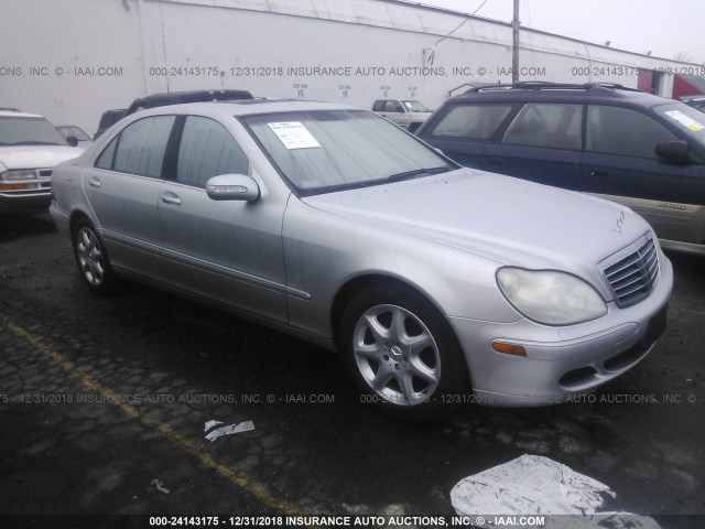 WDBNG84J43A338338 - 2003 MERCEDES-BENZ S 500 4MATIC SILVER photo 1