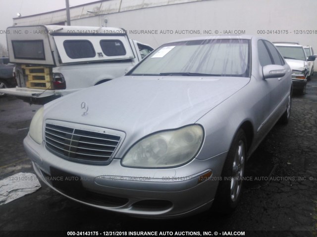 WDBNG84J43A338338 - 2003 MERCEDES-BENZ S 500 4MATIC SILVER photo 6