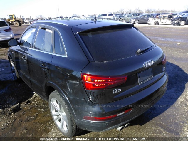 WA1JCCFSXJR003856 - 2018 AUDI Q3 PREMIUM PLUS BLACK photo 3