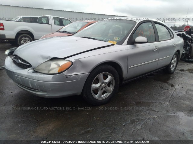 1FAHP55U01G187214 - 2001 FORD TAURUS SES SILVER photo 2