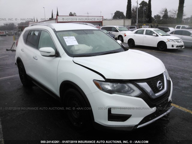 KNMAT2MT0HP515868 - 2017 NISSAN ROGUE S/SV WHITE photo 1