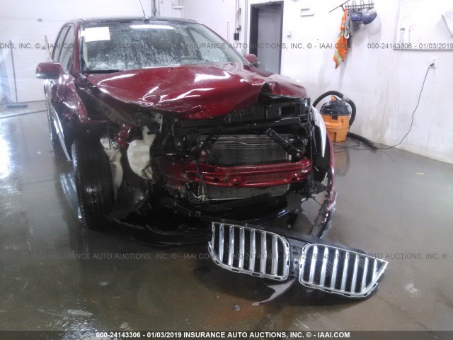 2LMDJ8JK5DBL19606 - 2013 LINCOLN MKX MAROON photo 6