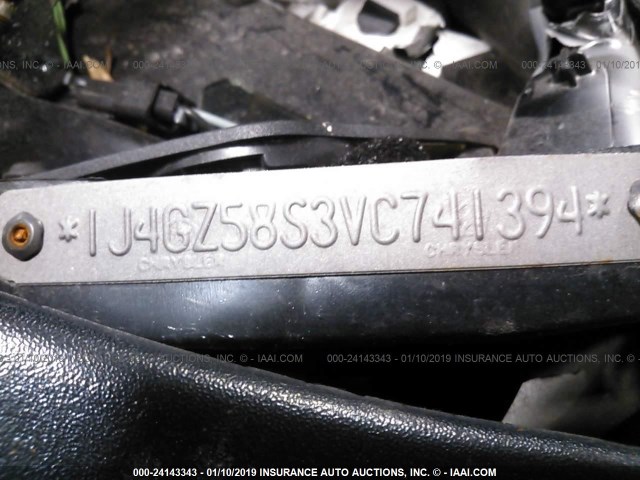 1J4GZ58S3VC741394 - 1997 JEEP GRAND CHEROKEE LAREDO/TSI GRAY photo 9