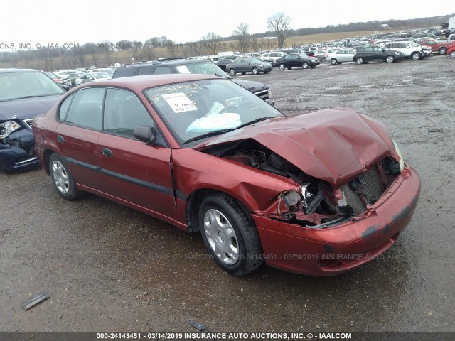 4S3BE635027201573 - 2002 SUBARU LEGACY L RED photo 1