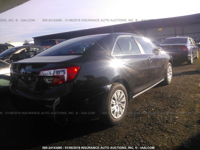 4T4BF1FK1ER343102 - 2014 TOYOTA CAMRY L/SE/LE/XLE 黑色 照片 4