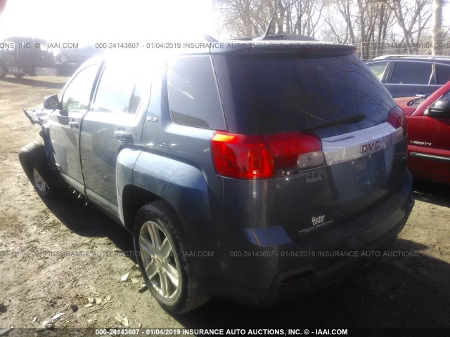 2CTALSEC1B6464858 - 2011 GMC TERRAIN SLE BLUE photo 3