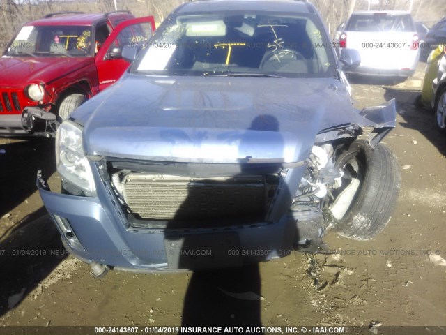 2CTALSEC1B6464858 - 2011 GMC TERRAIN SLE BLUE photo 6