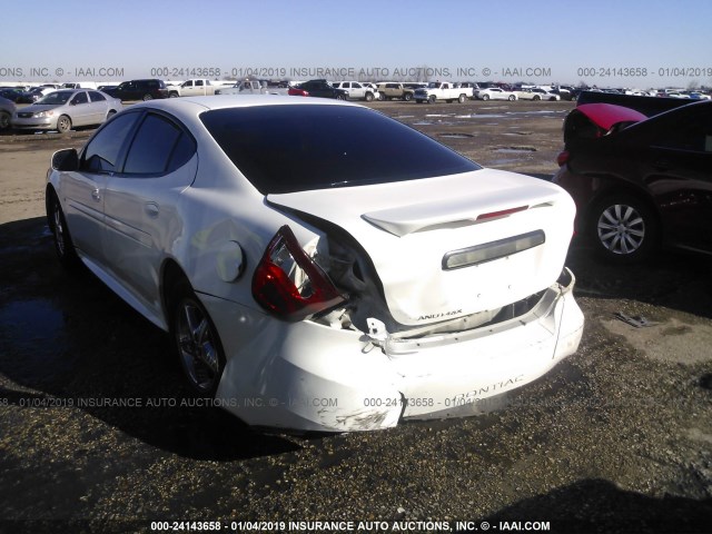2G2WP522551302725 - 2005 PONTIAC GRAND PRIX WHITE photo 3