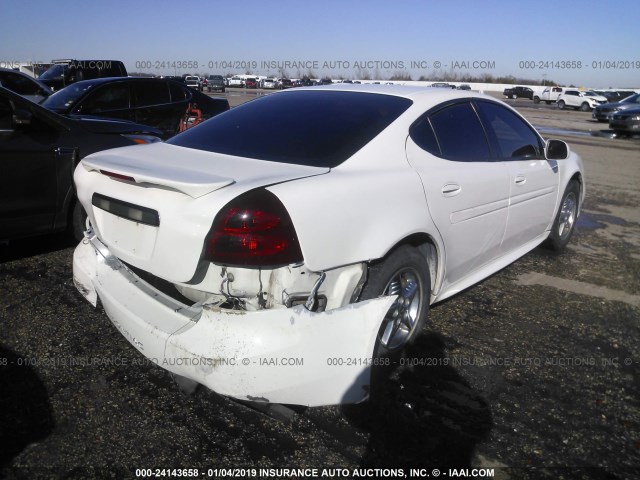 2G2WP522551302725 - 2005 PONTIAC GRAND PRIX WHITE photo 4