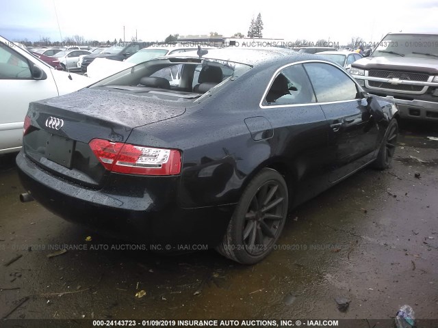 WAULFAFR0AA055211 - 2010 AUDI A5 PREMIUM PLUS BLUE photo 4