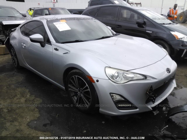 JF1ZNAA17D1727292 - 2013 TOYOTA SCION FR-S SILVER photo 1