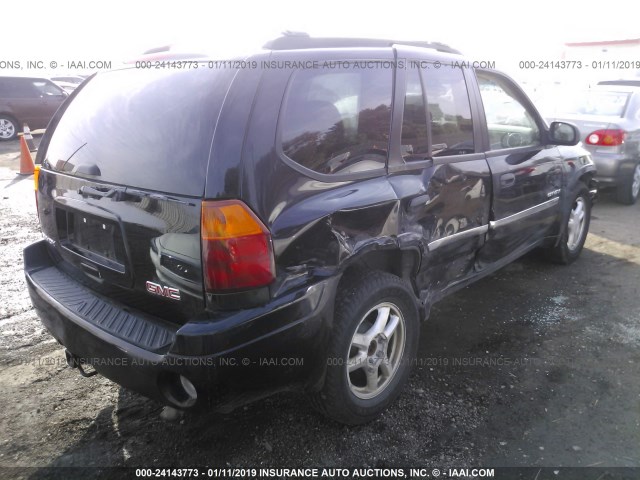 1GKDT13S162313636 - 2006 GMC ENVOY BLACK photo 4