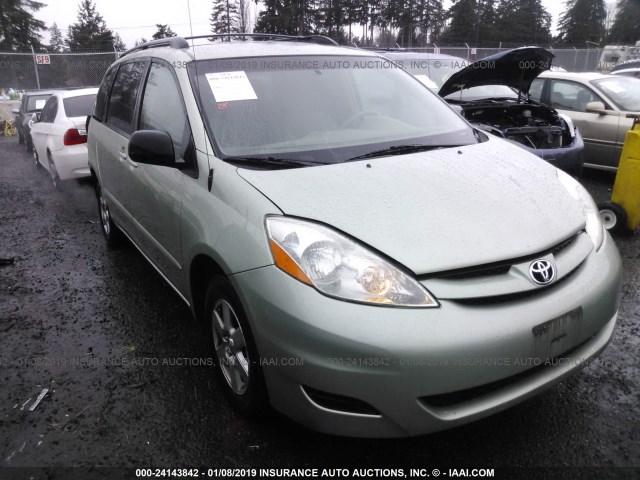 5TDZA23C76S510194 - 2006 TOYOTA SIENNA CE/LE GREEN photo 1