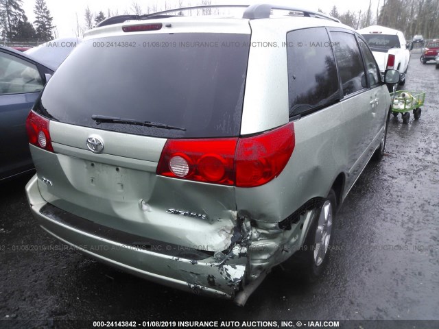 5TDZA23C76S510194 - 2006 TOYOTA SIENNA CE/LE GREEN photo 4