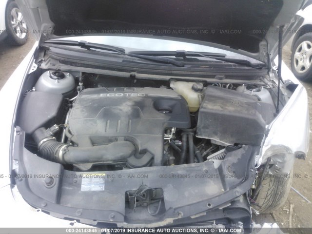 1G1ZH57B094243424 - 2009 CHEVROLET MALIBU 1LT GRAY photo 10