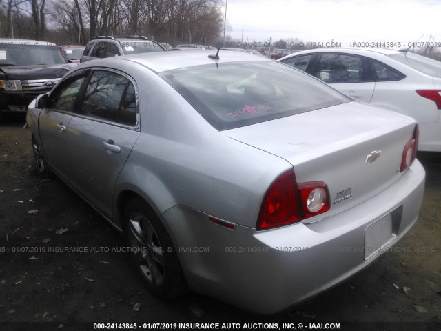 1G1ZH57B094243424 - 2009 CHEVROLET MALIBU 1LT GRAY photo 3