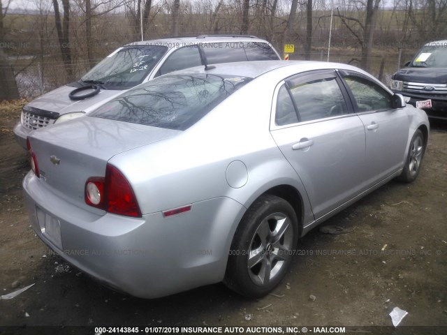 1G1ZH57B094243424 - 2009 CHEVROLET MALIBU 1LT GRAY photo 4