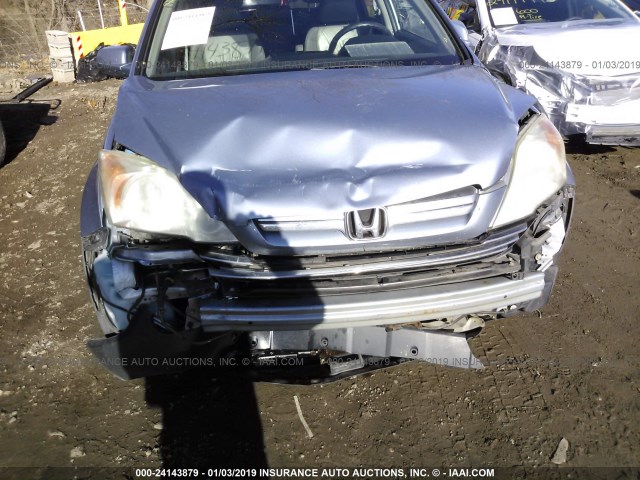 5J6RE48708L050726 - 2008 HONDA CR-V EXL BLUE photo 6