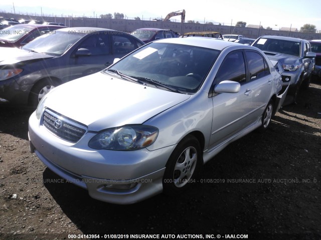 1NXBR32E06Z729363 - 2006 TOYOTA COROLLA CE/LE/S SILVER photo 2