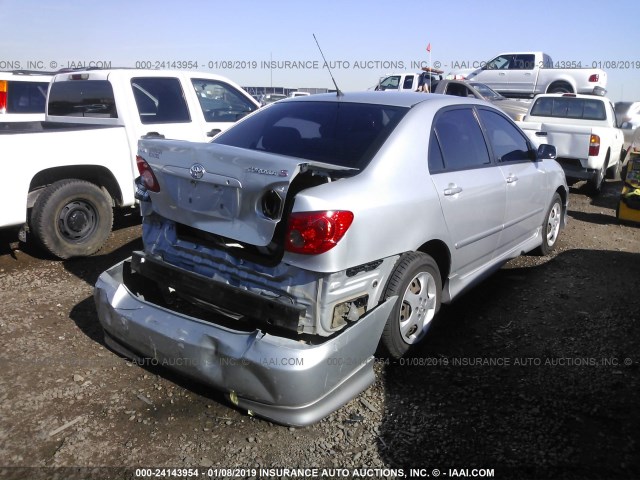 1NXBR32E06Z729363 - 2006 TOYOTA COROLLA CE/LE/S SILVER photo 4