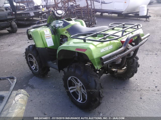 4UF10ATV0AT202931 - 2010 ARCTIC CAT MUD PRO 700  GREEN photo 3