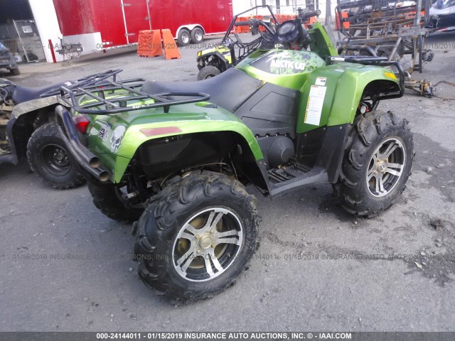 4UF10ATV0AT202931 - 2010 ARCTIC CAT MUD PRO 700  GREEN photo 4