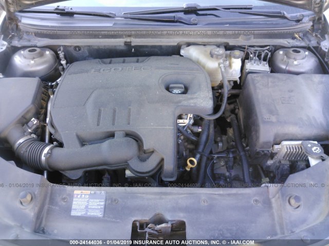 1G1ZC5EU3BF361559 - 2011 CHEVROLET MALIBU 1LT TAN photo 10