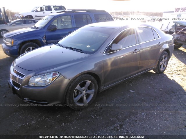 1G1ZC5EU3BF361559 - 2011 CHEVROLET MALIBU 1LT TAN photo 2