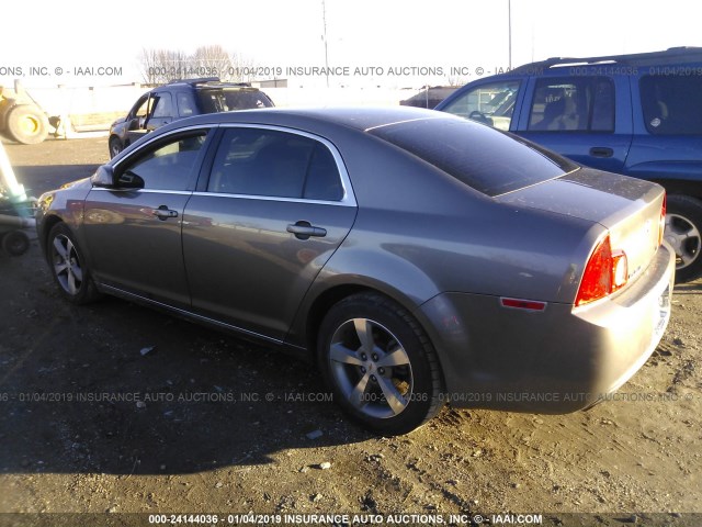 1G1ZC5EU3BF361559 - 2011 CHEVROLET MALIBU 1LT TAN photo 3