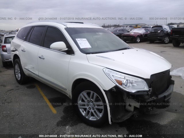 5GAKRBKD2DJ126632 - 2013 BUICK ENCLAVE WHITE photo 1