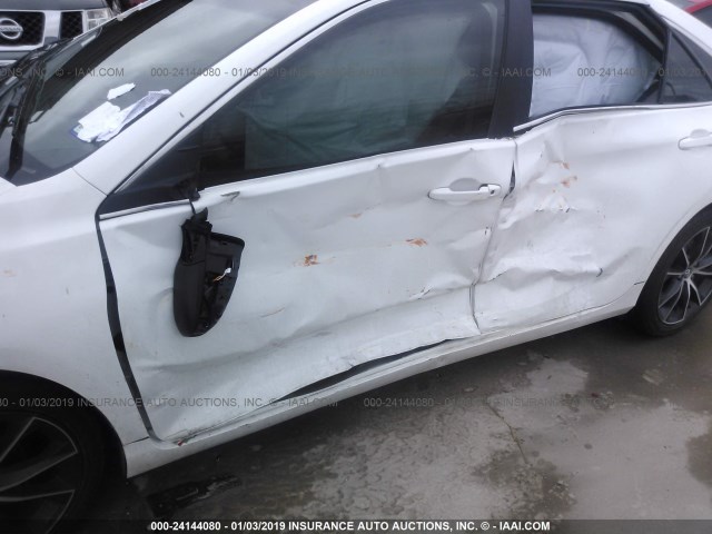 4T1BK1FK9GU568943 - 2016 TOYOTA CAMRY XSE/XLE Ağ foto 6