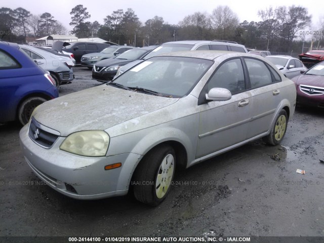 KL5JD56Z86K368912 - 2006 SUZUKI FORENZA SILVER photo 2