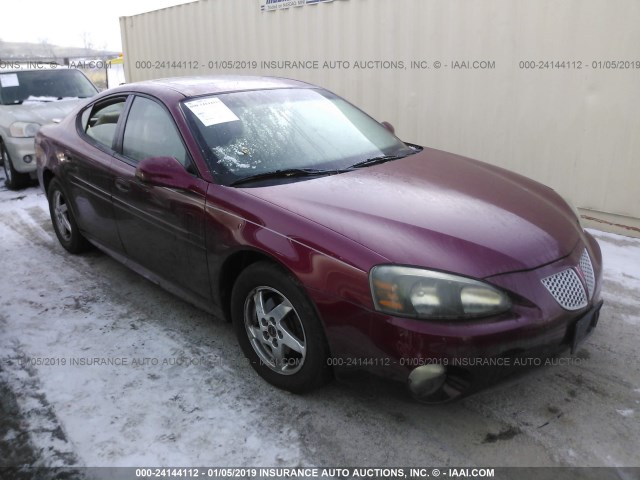 2G2WS522341218724 - 2004 PONTIAC GRAND PRIX GT2 MAROON photo 1