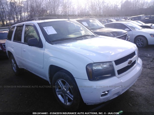 1GNDT13S672246858 - 2007 CHEVROLET TRAILBLAZER LS/LT WHITE photo 1