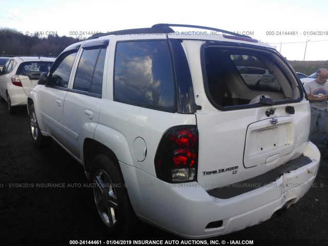 1GNDT13S672246858 - 2007 CHEVROLET TRAILBLAZER LS/LT WHITE photo 3