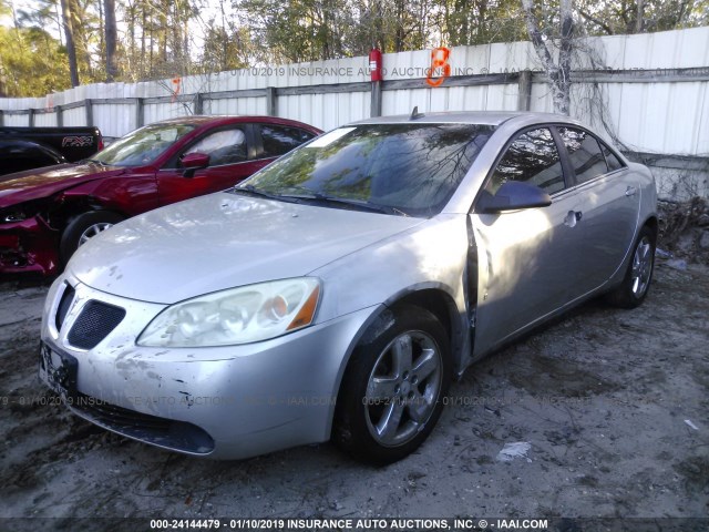 1G2ZH57N984132763 - 2008 PONTIAC G6 GT SILVER photo 2